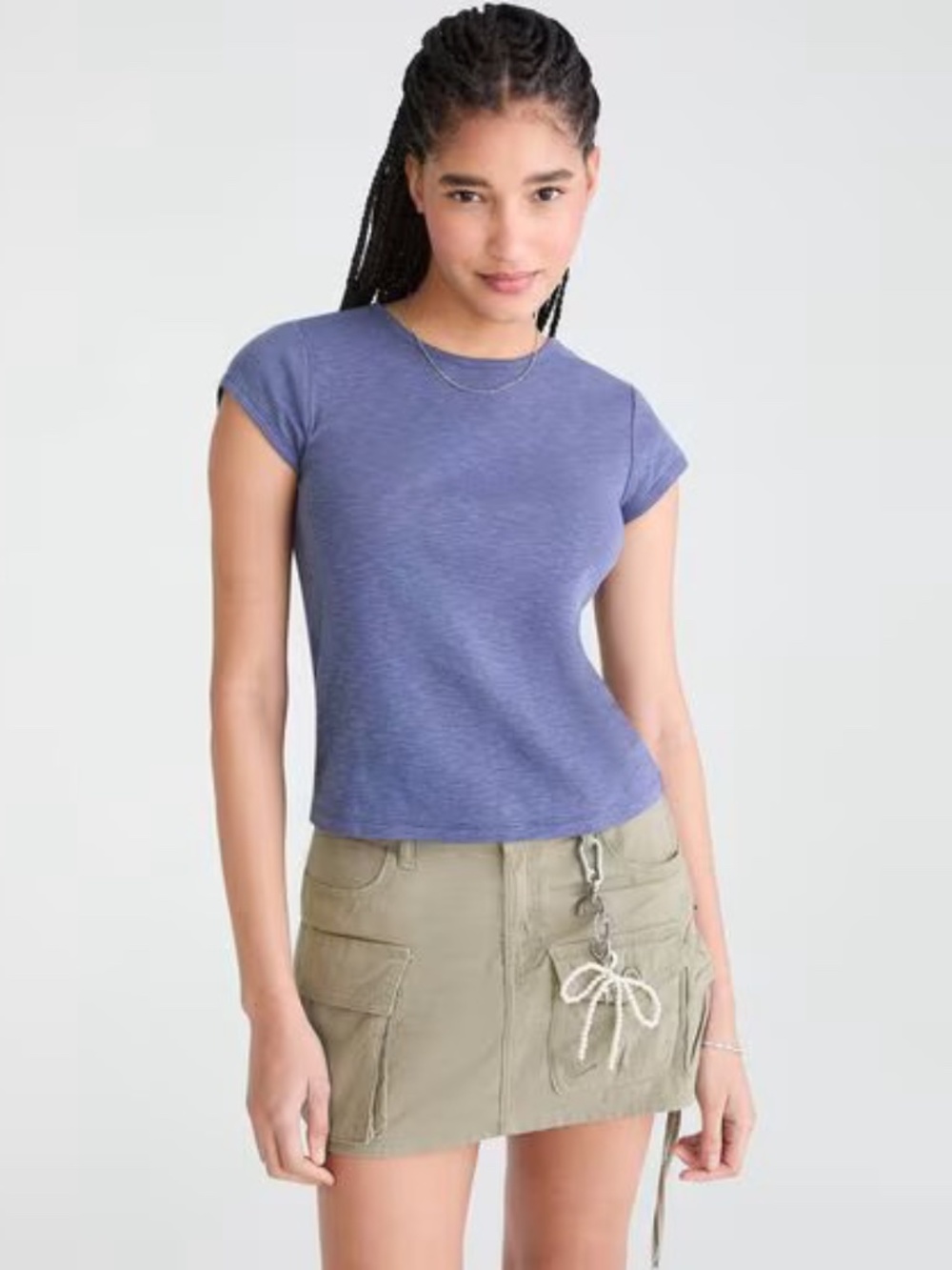 Aeropostale Seriously Soft Crew Tee BLUE